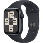 Apple Watch SE 第2世代 （GPSモデル）- 44mmミッドナイトアルミニウムケースとミッドナイトスポーツバンド - S/M [MRE73J/A]