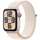 Apple Watch SE 第2世代 （GPS + Cellularモデル）- 40mmスターライトアルミニウムケースとスターライトスポーツループ MRG43J/A