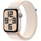 Apple Watch SE 第2世代 （GPS + Cellularモデル）- 44mmスターライトアルミニウムケースとスターライトスポーツループ MRH23J/A