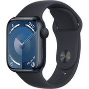 Apple Watch Series 9 （GPSモデル）- 41mmミッドナイトアルミニウムケースとミッドナイトスポーツバンド - S/M [MR8W3J/A]