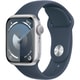 Apple Watch Series 9 （GPSモデル）- 41mmシルバーアルミニウムケースとストームブルースポーツバンド - M/L MR913J/A