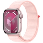 Apple Watch Series 9 （GPSモデル）- 41mmピンクアルミニウムケースとライトピンクスポーツループ [MR953J/A]