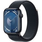 Apple Watch Series 9 （GPSモデル）- 45mmミッドナイトアルミニウムケースとミッドナイトスポーツループ [MR9C3J/A]