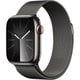 Apple Watch Series 9 （GPS + Cellularモデル）- 41mmグラファイトステンレススチールケースとグラファイトミラネーゼループ MRJA3J/A