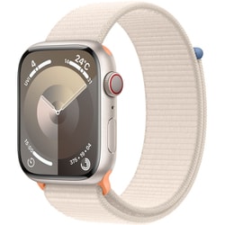 アップルウォッチ　シリーズ9 45mm Apple Watch Series 9（GPS + Cellularモデル）- 45mmシルバー