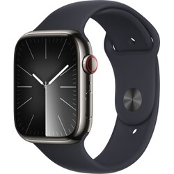 ヨドバシ.com - アップル Apple Apple Watch Series 9 （GPS + Cellularモデル）- 45mm グラファイトステンレススチールケースとミッドナイトスポーツバンド - M/L [MRMW3J/A] 通販【全品無料配達】