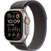 Apple Watch Ultra 2 （GPS + Cellularモデル）- 49mmチタニウムケースとブルー/ブラックトレイルループ - S/M [MRF53J/A]