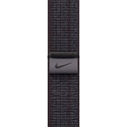 Apple Watch 45mmケース用 ブラック/ブルー Nike スポーツループ [MUJX3FE/A]