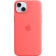 MT163FE/A [MagSafe対応 iPhone 15 Plus シリコーンケース - グアバ]