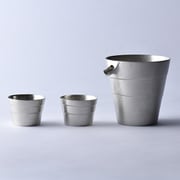 ging-164 [錫製酒器 静波 片口・猪口 2個セット]