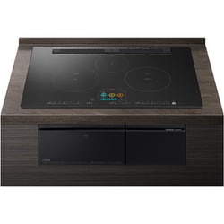 IHクッキングヒーター ビルトインタイプ オールメタル対応 スマホアプリ対応 3口IH 幅75cm プレミアムブラック HT-N2500KTWFK