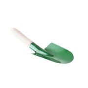 レデッカー 37525 シャベル 緑 ウッドハンドル 21cm