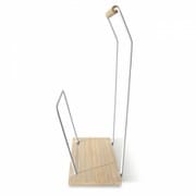 サイドバイサイド 40121-W Newspaper Rack ホワイト L 18×D 25×H 45cm