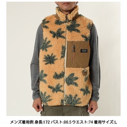 POLER JACQUARD SHERPA VEST 233MCV0008 NATURAL Mサイズ [アウトドア ベスト メンズ]