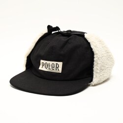 COTTON BOA FLAP CAP 233MCV0084 BLACK [キャップ]