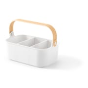 ベルウッド スタッカブルビン 28×17cm ホワイト/ナチュラル
