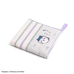 ちいかわ はらっぱ 34cm×34cm グリーン ループ付ウォッシュタオル 41-1121080G
