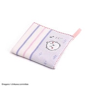 41-1121080PP [ちいかわ はらっぱ 34cm×34cm パープル ループ付ウォッシュタオル]