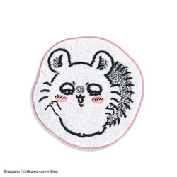 ちいかわ ダイカットモモンガ 21.5cm×22cm パープル タオルハンカチ 41-1200120PP