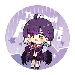 Varium 100mm缶バッジ 2023夏描き下ろしSDイラストVer. 月宵あび [キャラクターグッズ]