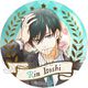 ブルーロック 箔押し和紙缶バッジ ヴィンテージシリーズ -玉座- 糸師凛 [キャラクターグッズ]