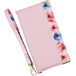 BL-XP1-5-PK [Xperia 1 V 用 ケース 手帳型 ブルーミー スマホケース フラワー エレガンテ Elegante/ピンク]
