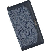 Xperia 10 V 用 ケース 手帳型 レース スマホケース エレガンテ Elegante/ダークネイビー LA-XP10-5-DN