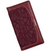 Xperia 10 V 用 ケース 手帳型 レース スマホケース エレガンテ Elegante/ワイン LA-XP10-5-WN