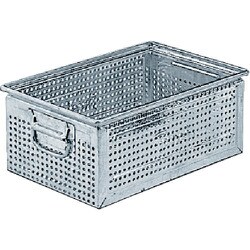 FLA65120099 [Fami メタルパンチングパーツボックス 穴径5.5mm 27.0L 外寸450×300×200]