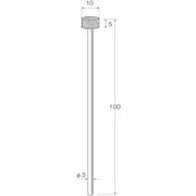 N1931 [リューター 軸付電着ボラゾン砥石]
