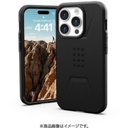 UAG社製 MAGSAFE対応 CIVILIANブラック iPhone 15 Pro用 UAG-RIPH23MA-CMS-BK