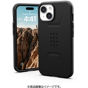 UAG社製 MAGSAFE対応 CIVILIANブラック iPhone 15用 UAG-RIPH23MB-CMS-BK
