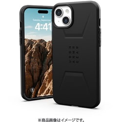UAG社製 MAGSAFE対応 CIVILIANブラック iPhone 15 Plus用 UAG-RIPH23LB-CMS-BK