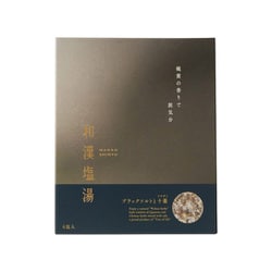 03-230-1040 [和漢塩湯（ワカンシオユ） ブラックソルトと十薬（ドクダミ）～硫黄の香りで旅気分～ 6包]