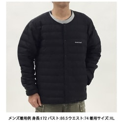 mont-bell スペリオダウン　ラウンドネックジャケットXL 黒 ダウンジャケット スペリオダウン ラウンドネックジャケット