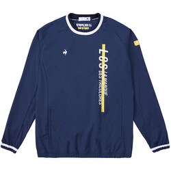 ルコックスポルティフ 長袖プルオーバー QGMWJK02 メンズ ゴルフ 長袖ウインドブレーカー ストレッチフォーサー長袖プルオーバー QGMWJK02 （グレー）