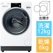 ドラム式洗濯乾燥機 洗濯12kg/乾燥6kg 左開き 除菌機能 ホワイト AQW-SD12PL(W)