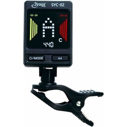カラー液晶 クリップチューナー Chromatic Clip Tuner （ギター/ベース/バイオリン/ウクレレ用 クロマチックチューナー） SYC-02