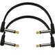 PlanetWaves by D'Addario パッチケーブル（シールドケーブル） 2本セット （15cm L-L） PW-FPRR-206 6inch Twin Pack