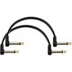 PlanetWaves by D'Addario パッチケーブル（シールドケーブル） 2本セット （15cm L-L クランク） PW-FPRR-206OS 6inch Twin Pack