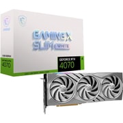 グラフィックスカード ホワイトモデル GeForce RTX 4070 GAMING X SLIM WHITE 12G
