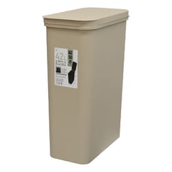 ゴミ箱 SIMPLE DUST BOX 42リットル 縦開き 分別に便利 ベージュ 日本製 KM-604