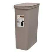 ゴミ箱 SIMPLE DUST BOX 42リットル 横開き 棚下 カウンター下にも置ける グレージュ 日本製 KM-606