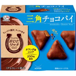 ヨドバシ.com - 不二家 おひとリッチ 三角チョコパイ 74g 通販