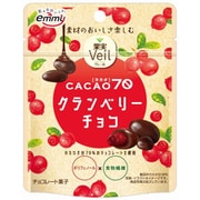 果実Veil カカオ70 クランベリーチョコスタンドパウチ 36g