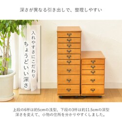 ヨドバシ.com - 谷村実業 TAN-270-9（WA） [B4が入る多段チェスト 9段