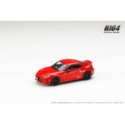 HJ644048R 1/64 トヨタ GR86 RZ 純正オプションリアスポイラー スパークレッド [ダイキャストミニカー]