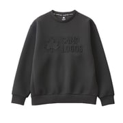 CAMPLOGOS ダンボールニットスウェット 33243712 ブラック Lサイズ [アウトドア スウェット ユニセックス]