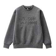 CAMPLOGOS ダンボールニットスウェット 33243233 モクグレー Mサイズ [アウトドア スウェット ユニセックス]