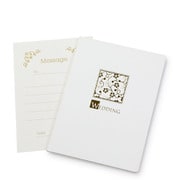 写真台紙 WEDDING Lサイズ 2面タテ ホワイト (メッセージカード付き) PHWD-L2TWT
